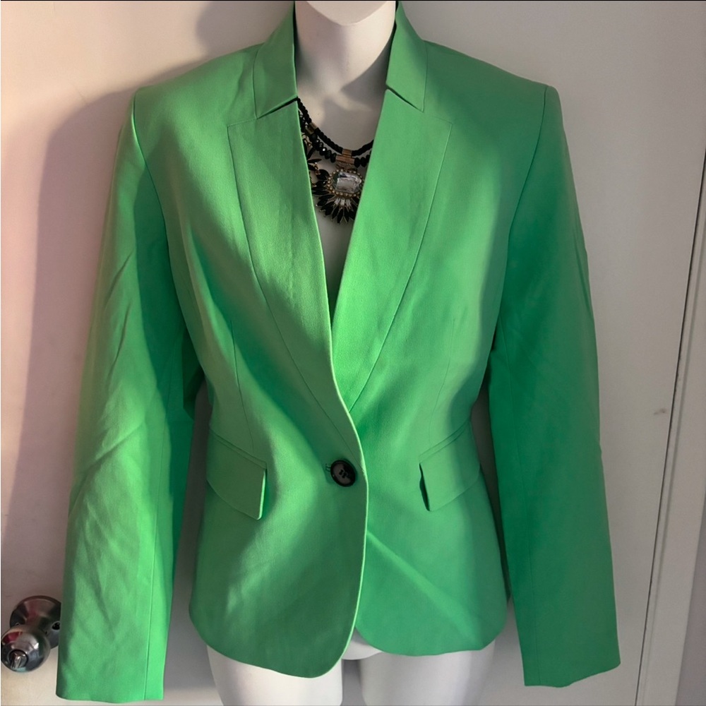 Nine West Green Tailored‎ Blazer